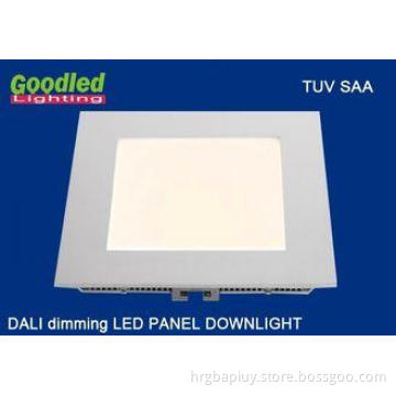 15W DALI Dimmable LED Flat Panel Lights , 1000LM Natural Wh